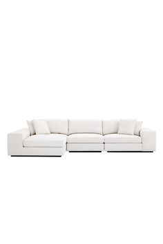 White Sectional Sofa | Eichholtz Vista Grande | Oroa.com Circular Couch, White Sectional Sofa, White Sectional, White Lounge, Bedroom Couch, Grey Lounge, White Couches, Quality Sofas, Modular Lounges