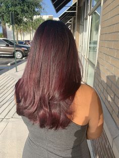 Burgandy Hair, Baylage Hair, Red Hair Looks, Red Balayage, Professional Hair Color, Hair Color Streaks, Hair Color Burgundy