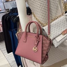 Michael Kors Avril Small Signature Pvc Top Zip Satchel Crossbody Bag Rose Details: Satchel Crossbody Bag Logo-Print Canvas 89.4 % Coated Canvas / 9.6% Polyester/1% Polyurethane Gold-Tone Hardware 5.25”W X 3.75”H X 0.25”D Exterior Details: Detachable Crossbody Strap Back Slip Pocket Interior Details: 2 Card Slots Back Id Window Lining: 100% Polyester Zip Fastening Tan Leather Tote, Rose Details, Bag Logo, Black Satchel, Black Leather Satchel, Exterior Details, Leather Shoulder Handbags, Black Shoulder Bag, Satchel Purse