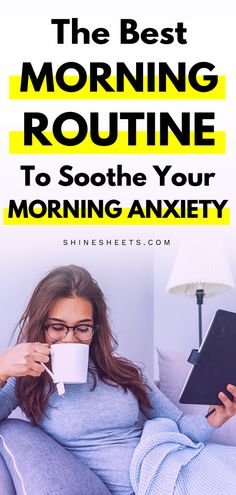 This morning routine is created by anxious person who GETS IT (morning anxiety anyone?). Click to learn how you can start your day in a calm, soothing and balanced way. | ShineSheets.com | Morning anxiety, morning routines for women, things to do before work, morning routine for adults, healthy morning routine, morning routine checklist, soothing morning routine, morning habits, anxiety tips, anxiety in the morning, #mentalhealth #health #selfhelp #morning #anxiety #morningroutine #habits #life Work Morning Routine, Beauty Routine Weekly, Routines For Women, Women Things, 5am Club, Routine Checklist