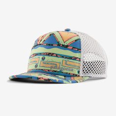 Patagonia Duckbill Shorty Trucker Hat Summer Flat Bill Snapback Hat One Size, Spring Outdoor Trucker Hat With Curved Brim, Summer Lightweight 5-panel Baseball Cap, Lightweight 5-panel Trucker Hat, Flat Brim Baseball Cap For Spring Outdoor, Patagonia Adjustable Curved Brim Hat, Spring Outdoor Baseball Cap With Flat Brim, Lightweight Spring Cap, Spring Outdoor Snapback Hat With Flat Bill