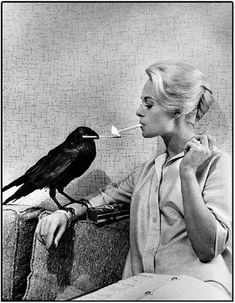 Philippe Halsman, Tippi Hedren, Jeanne Damas, Bird Canvas, Bird Poster, Sean Connery, Magnum Photos, Alfred Hitchcock