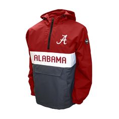 PRICES MAY VARY. Alabama Crimson Tide Apparel: Show your football pride and Roll Tide in style with comfortable, cool clothing featuring the iconic NCAA team. Perfect for game day or everyday wear Premium Quality - Step into unmatched comfort and style with our luxurious waterproof windbreaker hoodie pullover with pocket. Rugged yet refined, these windbreakers offer a sophisticated look for any adventure. The center kanga pocket keeps your essentials secure, so you're always ready for anything Versatile Style - Our waterproof windbreaker hoodie pullover with pocket, crafted from durable, wind-resistant, and quick-drying fabric, is perfect for any occasion—from game days to campus events to tailgating—keeping you stylish and comfortable Sporty Elegance - Show your school pride with our wate Nebraska Huskers, Minnesota Golden Gophers, Indiana Hoosiers, Nebraska Cornhuskers, Fabric Applique, Anorak Jacket, Embroidered Fabric, Pocket Jacket, Alabama Crimson