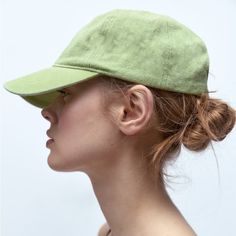 Zara Hat In Light Green Brand New Without Tags. Peak Cap With An Adjustable Strap At The Back. The Same One In Beige Is Available For Sale. Outer Shell 100% Cotton New Posher? Sign Up With Invite Code 0ld_fashioned For $10 Off Your First Poshmark Purchase I Only Sell 100% Authentic Items. Receipts Of Purchase Are Available Upon Request For Verification Purposes. My Photos Are Taken Inside With A Flash Unless Indicated Otherwise. If You Need Additional Photos, Please Drop A Comment Or Dm Me! All Casual Wide Brim Baseball Cap For Summer, Green Visor Hat For Everyday, Summer Cap For Everyday, Green Visor Hat For Beach, Summer Everyday Cap, Green Beach Visor Hat, Solid Summer Cap, Green Brimmed Hat For Everyday Wear, Solid Color Summer Cap