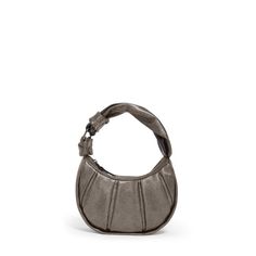 Asra's signature silhouette glistens in metallic leather this season. An eye-catching choice for your next special occasion, carry this handbag by the top handle or wear it as a crossbody on the go. Metallic Top Handle Shoulder Bag For Evening, Silver Shoulder Bag With Round Handle For Evening, Silver Metallic Leather Evening Bag, Silver Top Handle Shoulder Bag With Gunmetal Hardware, Chic Silver Bag With Round Handle, Metallic Double Handle Bags For Evening, Metallic Double Handle Evening Bag, Silver Top Handle Bags With Gunmetal Hardware, Chic Silver Shoulder Bag With Round Handle