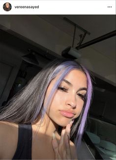 Hair Color Streaks, Hair Streaks, Hair Color Purple, Short Hair Color, Dye My Hair, Hair Dye Colors, Hair Inspo Color, Grunge Hair, Brown Hair Colors