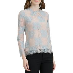 Add a bit of feminine to your look with the ruffle round neck lace top. Featuring with a long sleeve form, ruffle neck and lace fabric. It is a perfect match for everyday jeans and skirt for a weekend casual look. Occasion: Dating, Weekend Gathering, Wedding Guest, etc. Please check your measurements to make sure the item fits before ordering. Measurement (in inches) International Size-----Chest Girth------Waist Girth-----Shoulder Width-----Total Length XS------------------35 ------------------- Everyday Jeans, Round Neck Shirt, Loose Blouse, Pink Outfits, Neck Lace, Floral Blouse, Lace Fabric, Perfect Match, Wedding Guest