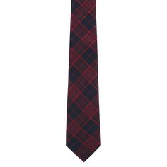 The Kincade Red Blackwatch Plaid Silk Necktie will add a distinguished pop of color to any outfit this holiday season. Done in a classy blackwatch plaid with a modern twist, this necktie will grab people's attention and add the finishing touch to your formal attire. The exceptional quality of the Kincade necktie will encourage you to wear it as often as you can throughout the year. The Kincade Collection is a stylish and effortless way to put together an entire look. Be sure to check out the mat Classic Plaid Suit And Tie Accessories For Work, Classic Plaid Suit And Tie Accessories For Office, Classic Ties For Formal Occasions In Fall, Classic Formal Ties For Fall, Classic Fall Ties For Formal Occasions, Classic Fall Formal Ties, Classic Plaid Ties For Formal Occasions, Classic Plaid Standard Tie, Classic Formal Ties For Winter