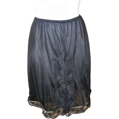 Pretty Lingerie, Slip Skirt, Black Nylons, Vanity Fair, Black Lace, Night Gown, Leopard Print, Maxi Skirt, Slip Dress