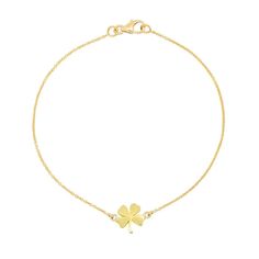 Mini Clover Bracelet for Women | Jennifer Meyer Collection Letter, Cool Girl Style, Clover Bracelet, Gold Link Chain, Clover Charm, Mini Charm, Love Bracelet, Clover Necklace, Gold Link