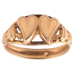 Italian Gimmel/Fede Gold Ring For Sale at 1stDibs | antique gimmel ring, gimmel ring for sale, 2gr gold ring Antique Heart Shaped Rings For Anniversary, Antique Heart-shaped Rings For Anniversary, Antique Heart-shaped Promise Ring, Victorian Heart-shaped Anniversary Rings, Antique Heart-shaped Rings For Formal Occasions, Antique Heart Shaped Wedding Rings, Collectible Heart-shaped Ring For Valentine's Day, Gimmel Ring, Two Hearts