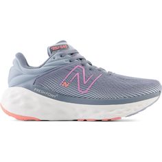 Upgrade your walking or athleisure shoes with the comfortable and durable New Balance Fresh Foam X 840v1. New Balance added their most cushioned Fresh Foam X midsole for precise underfoot cushioning. The increased midsole height gives you comfort throughout the day. The lightweight and breathable upper is made from synthetic and mesh materials to give you a great fit. The molded heel cradles your heel for a secure fit and feel. Whether you are just starting to walk or need a comfortable sneaker Athleisure Shoes, New Balance Fresh Foam, Comfortable Sneakers, Mesh Material, Womens Running Shoes, Running Shoe, Athleisure