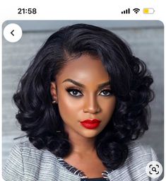 Curly Bob Wigs, Sassy Hair, Hair Affair, Hair Crush, Front Lace Wigs Human Hair, Bob Wigs, Hair Dos, Gorgeous Hair, Lace Closure