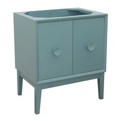 30 Single Vanity In Aqua Blue Finish Cabinet Only - Luxe Bathroom Vanities Turquoise Bathroom Vanity, Turquoise Vanity, Bathroom Storage Stand, Traditional Cabinet, Blue Bathroom Vanity, Bathroom Vanities Without Tops, Vanity Shelves, 30 Bathroom Vanity, Blue Vanity