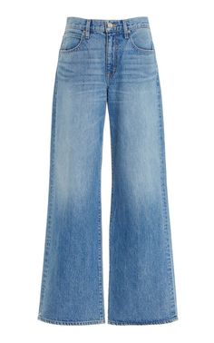 Denim Pants Women, Wildest Dreams, Easy Trendy Outfits, Dress Clothes For Women, Wide Leg Trousers, Moda Operandi, Denim Fashion, Wide Leg Jeans