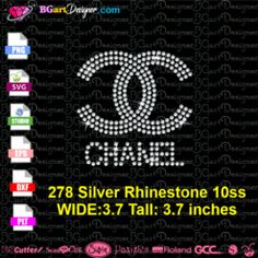 → HTV and Rhinestone Sizing Chart - best cutting files tutorials Rhinestones Designs, Bling Decor, Rhinestone Designs Templates, Bling Design, Rhinestone Crafts, Mini Logo, Chanel Inspired, Mini Logos, Chanel Mini