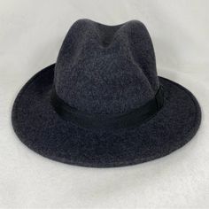 Scala Classic Fedora Pinch Front Gray Hat Nwt 2 1/4" Brim 1" Black Ribbon With Decorative Bow 100% Wool Style: Fedora Crushable Wool Felt Water Repellent Size: L, The Inner Circumference Is Approximately 22 3/4" Condition Note: New With Tag. Classic Adjustable Gray Hats, Adjustable Short Brim Fedora For Winter, Gray Brimmed Fedora For Fall, Adjustable Fedora Hat For Winter, Adjustable Winter Fedora Hat, Adjustable Short Brim Winter Fedora, Adjustable Fedora Felt Hat For Winter, Adjustable Gray Hat Bands For Winter, Winter Fedora Felt Hat With Adjustable Fit