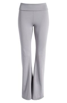 The weekend is calling in these ultracomfy leggings designed in an irresistible flared silhouette. 31" inseam; 23" leg opening; 11" front rise; 12 1/2" back rise (size Medium) Elastic waist 82% polyester, 18% spandex Machine wash, tumble dry Imported Fits Inspo, Flare Leggings, Leggings Design, Nordstrom Store, Fabric Gifts, Free Fabric, Pacsun, The Weekend, Elastic Waist