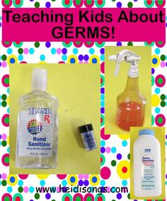 Teaching Kids About GERMS Germs Lessons, Hygiene Lessons, Healthy Bodies, Health Unit, Health Class, School Health, Science Ideas, School Nurse, Health Lessons