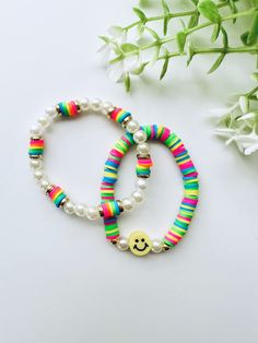 This bracelet pack is super cute, preppy and colorful Trendy Spring Bracelets For Party, Cheerful Adjustable Multicolor Friendship Bracelets, Cheerful Multicolor Adjustable Friendship Bracelets, Trendy Summer Party Bracelets, Trendy Multicolor Bracelet For Party, Trendy Multicolor Bracelets For Parties, Trendy Adjustable Multicolor Stretch Bracelet, Trendy Multicolor Friendship Bracelets, Trendy Multicolor Adjustable Stretch Bracelet