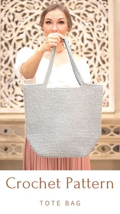 tote bag crochet pattern PDF Crochet Bag Diy, Crochet Tote Bag Pattern, Diy Beach Bag, Boho Handbag, Diy Beach, Boho Handbags, Bag Diy, Crochet Tote Bag, Boho Bags