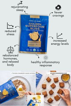 the ingredients and instructions to make gluteny treats for breakfast are shown in this diagram