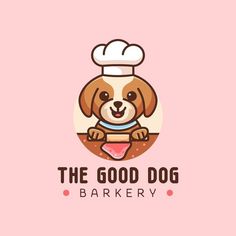 the good dog bakery logo design