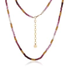 3mm ruby beads strung with gold plated daisy flower beads in between on a steady silk cord. Length: 16-18" adjustable Handcrafted at Mabel's San Francisco Atelier Adjustable Yellow Gold Necklace With Gemstone Beads, Adjustable Hand-strung Yellow Gold Necklace, Adjustable Single Strand Yellow Gold Beaded Necklace, Ruby Choker, Ruby Beads, Silk Cord, Flower Beads, Bead Stringing, Daisy Flower