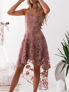 🚚FREE Shipping on orders over $60 ✨ use Code: "Mylook" for Extra Discount at checkout ﻿- 📏Sizing: run a little small 📏 Selling Points 1. Gender: Women's 2. Occasion: Wedding Guest Vacation 3. Dresses Type: Slip Dress Sundress Lace Dress 4. Neckline: V Neck Strap 5. Design: Lace 6. Season: Summer Spring 7. Fit Type: Slim 8. Dress Length Type: Midi Dress Specifications Gender: Women's, Style: Streetwear, Fashion, Active, Occasion: Wedding Guest, Weekend, Going out, Daily, Holiday, Vacation, Dresses Type: Slip Dress, Sundress, Print Dress, Lace Dress, Neckline: V Neck, Strap, Fabric: Polyester, Design: Backless, Lace, Elasticity: Micro-elastic, Pattern: Floral, Season: Summer, Spring, Fit Type: Slim, Dress Length Type: Midi Dress, Photos Size Chart Inches Centimeters Size Fit US Size Fit U Lace Wedding Guest Dress, Party Long Dress, Slim Bodycon Dress, Midi Dress Pink, Stitching Dresses, Evening Dress Fashion, Romantic Lace, Sling Dress, Lace Dresses