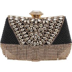 Polyester Made In The Usa Unique Fashion Design: Olixi Dinner Bag Is Carefully Designed For You By A Professional Team. The Gorgeous Design Is Paired With High-Quality Rhinestones To Form A Chic Pattern, Elegant And Fashionable, The Rhinestone Wallet Will Be Your Best Fashion Product. Delicate Tassels Will Shine In The Light,The Magnetic Buckle On The Top Of The Evening Sparkle Clutch Is Decorated While Effectively Protecting The Internal Items From Being Exposed Or Scattered. Exquisite Evening Black Pouch Shoulder Bag For Party, Elegant Black Clutch Shoulder Bag, Elegant Black Bags As Fashion Accessory, Black Clutch Bag For Party, Black Luxury Shoulder Bag For Events, Luxury Black Shoulder Bag For Events, Black Handheld Evening Bag For Night Out, Glamorous Black Party Shoulder Bag, Black Pouch Bag For Party