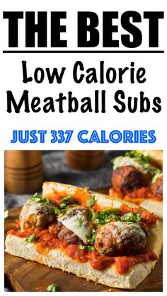 the best low calorie meatball subs just 37 calories - cover