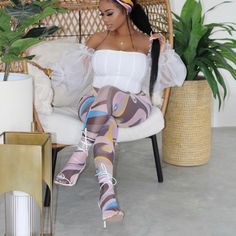 Mesh Print Tights Follow Us On Ig @Babsboutique_ Casual Fitted Tights For Party, Casual Party Tights, Sheer Leggings Outfit, Mesh Leggings Outfit, Sheer Leggings, Print Tights, Footed Leggings, Colored Tights, Printed Tights