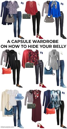 Apple Outfits, Apple Body Shape Outfits, Belly Clothes, Apple Shape Outfits, Capsule Wardrobe Women, Flattering Outfits, Apple Shape, Look Plus Size, Clothes And Shoes