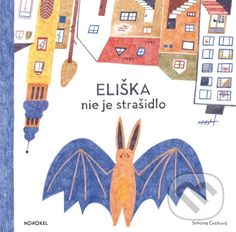 a drawing of a bat in front of some buildings and the words ellska nije stradlo