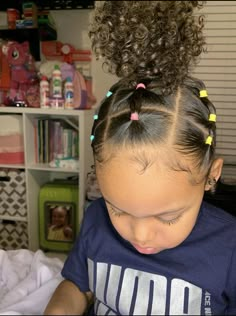 Easy Hairstyles For Toddlers, Mixed Girl Hairstyles, Baby Girl Hairstyles Curly, Mixed Girl, Hairstyles For Toddlers, Girl Hair Dos