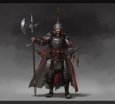 Bear Warrior, Dynasty Warriors Characters, Chinese Armor, Chinese Warrior, Dynasty Warriors, Hack And Slash, Ghost Of Tsushima, Fantasy Armor, Armor Concept