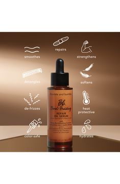 What it is: A transformative, leave-in, hair oil serum that builds new bonds in hair to strengthen, repair and protect it from the inside out.Who it's for: Ideal for all hair types, lengths and textures. Safe for color-treated and chemically-treated hair.What it does: The lightweight, luxurious treatment instantly hydrates and smoothes hair, leaving it with a healthy shine. The hair oil serum is powered by the brand’s highest concentration of Honey Bond-Building Complex. The reparative hair oil Bumble And Bumble Products, New Bonds, Cuticle Repair, Bumble And Bumble Thickening, Thicker Stronger Hair, Hair Oil Serum, Hair Help, Bumble And Bumble, Hair Strengthening