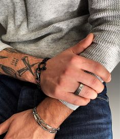 "Mens black carabiner lock double chain bracelet, statement shackle black rolo chain bracelet, street style double strands dog clip bracelet Welcome to my shop! ✈️ DHL EXPRESS SHIPPING AVAILABLE, 1-3 BUSINESS DAYS DELIVERY! ✔️ PLEASE MAKE SURE TO SELECT IT, RIGHT BEFORE YOUR PURCHASE! ❗️ ❗️ DON'T FORGET TO ADD YOUR CELL # AT THE \"NOTE TO SELLER\" SECTION IF YOU CHOOSE DHL! BY FILLING YOUR CELL NUMBER YOU EARN THE BENEFIT TO CHOOSE BETWEEN 6 DIFFERENT DELIVERY OPTIONS! INSTRUCTIONS WILL BE SENT Casual Adjustable Black Chain Bracelet, Casual Black Adjustable Chain Bracelet, Modern Black Chain Link Jewelry, Black Chain Link Jewelry For Everyday, Everyday Black Chain Link Jewelry, Black Metal Bracelets With Lobster Clasp, Black Metal Bracelet With Lobster Clasp, Black Chain Link Bracelet Gift, Modern Black Chain Bracelets