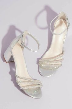 Bridesmaid Look, Bridesmaids Heels, قلادات متدلية, Fancy Sandals, Bridal Women, Shoes Outfit Fashion, Sparkly Heels