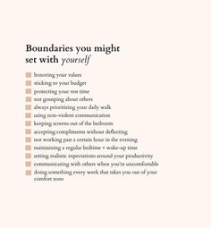 List Of Boundaries, Healthy Boundaries Relationships, Boundaries Relationships, Boundaries Quotes, Quotes Healing, Healing Journaling, Mental Health Therapy, Self Care Bullet Journal