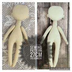 the sewing pattern for this doll is easy to sew