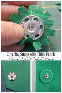 the instructions for how to sew an easy flower with this sewing pattern and video