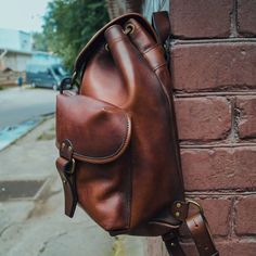 Backpack Handmade Full Grain Leather Backpack Travel Backpack | Etsy Classic Leather Backpack With Adjustable Strap For Outdoor, Leather Backed Backpack For Everyday Use, Classic Backpack With Adjustable Strap For Everyday, Classic Outdoor Backpack With Leather Backing, Leather Backpack For Travel, Classic Satchel Backpack For Outdoor, Classic Outdoor Satchel Backpack, Everyday Carry Backpack With Adjustable Strap, Waxed Finish Satchel Backpack For Everyday Carry