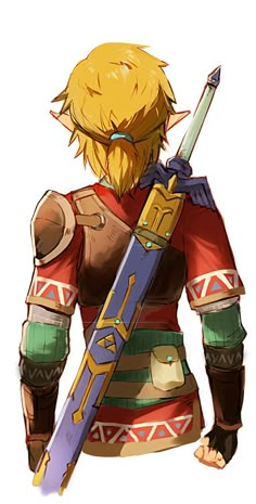 I love Link's Ponytail Hyrule Warriors, Breath Of The Wild, Album Design