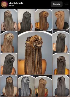 Gana Braids, Braiding Hair Colors, Colored Braids, Natural Hair Braids, Braided Bun, Hair Braids, Locked Wallpaper, Braiding Hair, African Style