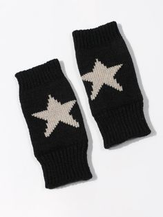 Printed Gloves, Star Girl, Black Star, Star Designs, Star Patterns, Star Print, Look Cool