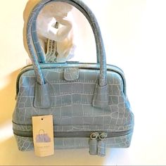 Small Cuteeeee - Lil Light Blue/Turquoise Bag - Never Used - Bigger Than It Looks Only 9 X 7 Travel Light Blue Satchel, Light Blue Travel Satchel With Removable Pouch, Light Blue Satchel With Removable Pouch For Travel, Light Blue Shoulder Bag Satchel For Travel, Turquoise Top Handle Travel Bag, Light Blue Travel Satchel With Detachable Handle, Light Blue Top Handle Shoulder Bag For Travel, Blue Travel Box Bag With Handles, Light Blue Travel Bag With Top Carry Handle