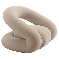 an inflatable neck pillow is shown on a white background, with no head