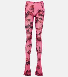 Snake Leggings, Sheer Leggings, Beige Leggings, Red Bud, Ankle Leggings, Pink Leggings, Slim Legs, Printed Leggings, Color Names