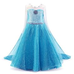 Color: 3, Kid Size: 8 10 Years Girl Dress, Princess Party Costume, Elsa Cosplay, Baby Girl Princess Dresses, Princess Halloween Costume, Dresses Fancy